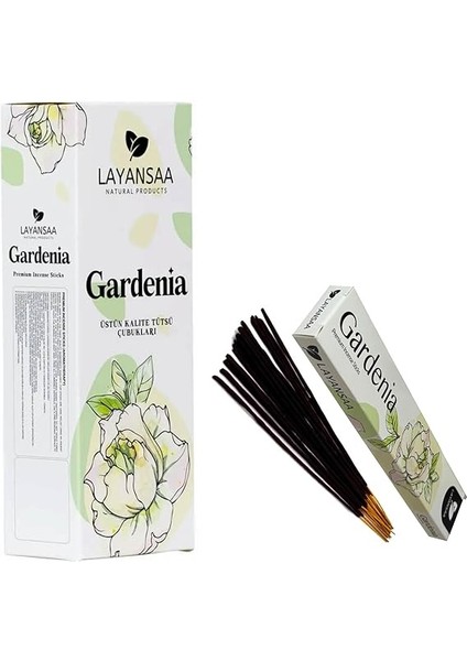 Gardenya (Gardenia) Kokusu Özel Aroma Kokusu Agarbatti Arınma 20 Adet 1 Paket Çubuk Tütsü fırsatları