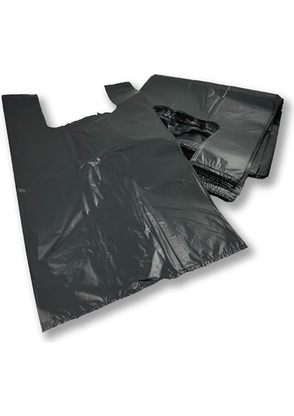 Siyah Poşet Büyük Boy Hışır Atlet Poşet Market Manav Poşeti Çöp Poşeti 1 kg fiyatları