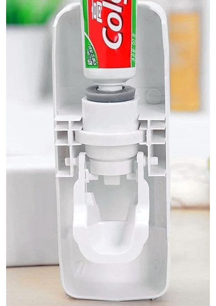 Otamatik Diş Macunu Sıkacağı ve 5 Adet Diş Fırçalığı Macun Sıkacak Diş Fırçası Banyo Askı Seti fiyatları