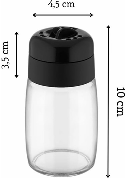 Life 2 Adet 100 ml Döner Kapaklı Cam Baharatlık Takımı MIT1090 modelleri