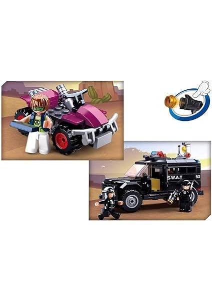 Police Zırhlı Araç Yapım Seti, 293 Parça fırsatları