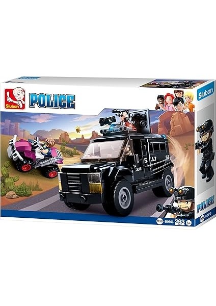 Police Zırhlı Araç Yapım Seti, 293 Parça indirimleri