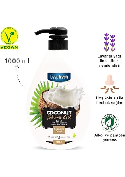 Fresh Duş Jeli Coconut (1 L) fiyatları