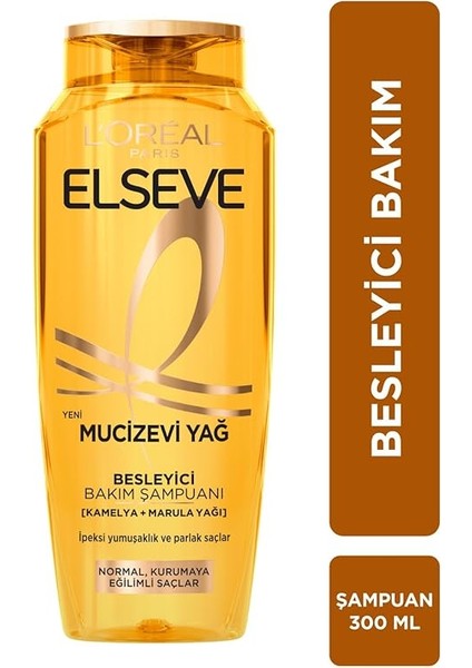 Paris Elseve Mucizevi Yağ Besleyici Bakım Şampuanı 300 ml fiyatları