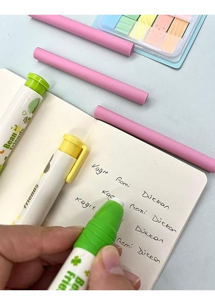 Gemi Dükkan Yeşil Kalem Görünümlü Basmalı Silgi Seti fiyatları