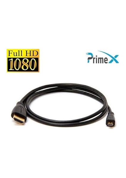 Plus PX-1121 Micro HDMI To HDMI 1.5 Metre 1080P Fullhd Kablo fiyatları