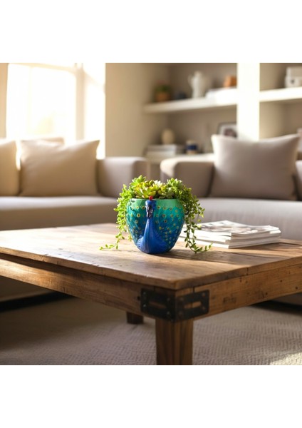 Tavus Kuşu Formlu Dekoratif Obje – 10 cm x 8 cm fiyatları