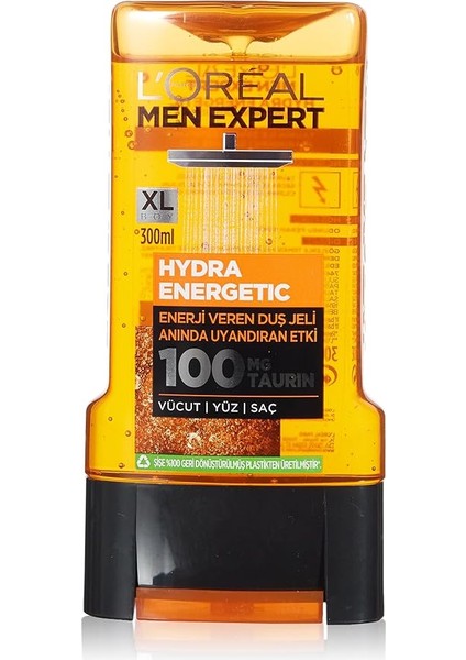 Parıs Men Expert Hydra Energetic Taurin Içeren Duş Jeli 300 ml
