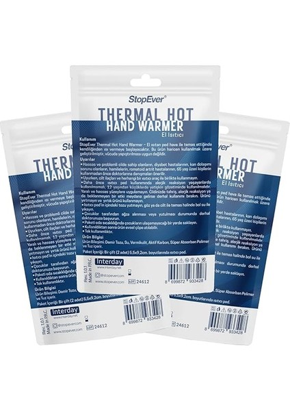 Thermal Hot El Isıtıcı 3lü Paket fırsatları