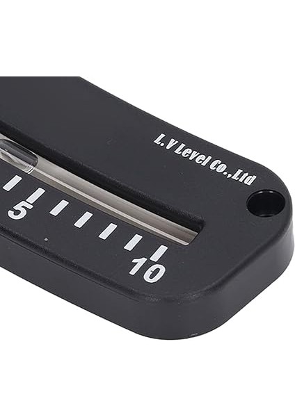 Klinometre ‑10° Ila 0° Ila 10° Arası Şeffaf Ölçekli Mini Açılı Eğim Ölçer Sabitleme Delikli fırsatları