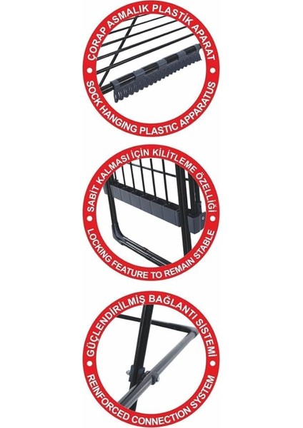 Harbinger MM840 Anka Çamaşır Kurutma Askısı *ekstra Uzun, *ekstra Geniş fırsatları