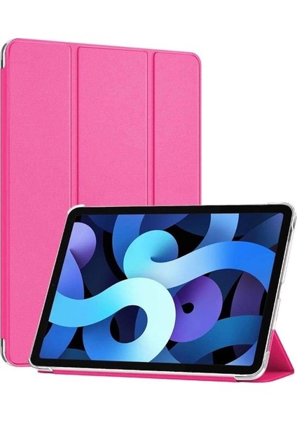 Honor Pad X9 11.5 Inç ile Uyumlu Kılıf Pu Deri Smart Standlı Case Pembe