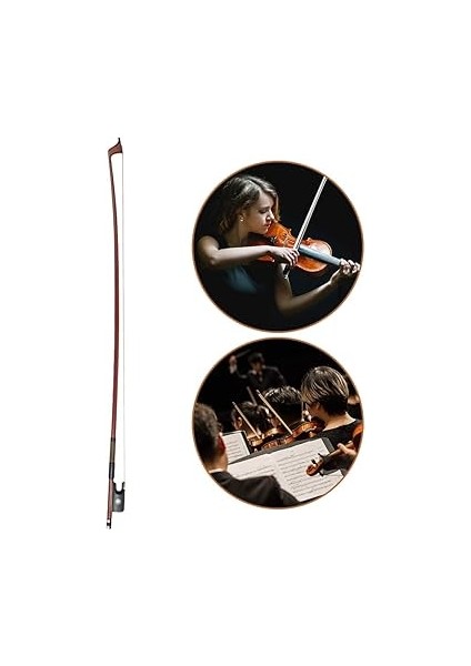 VB0908-029 Klasik Brezilya Ağacı 4/4 Viyola Yay Hafif Uygun Denge Moğol At Kılı Yay Kıllar Ebnoy Kurbağa Orkestra Dizeleri Aksesuarları 15/16 Inç Viyola modelleri