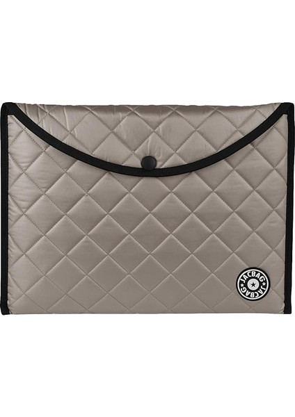 Snap Folder Soft A4-Kapitone Çıtçıtlı Dosya A4 (Bej)