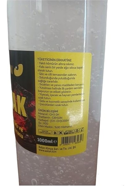 Mangal Soba Şömine Tutuşturucu Jel Yakıt 1 Litre indirimleri