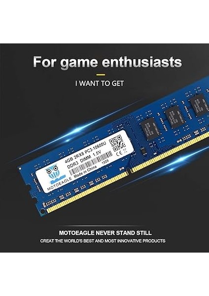 8gb Kit (2X4GB) 2rx8 PC3-10600U Ddr3 1333MHZ Dımm Ram 4gb Ddr3 10600 Pc3 1333 Udımm Cl9 1,5V 240-PIN Masaüstü Pc Bellek fiyatları