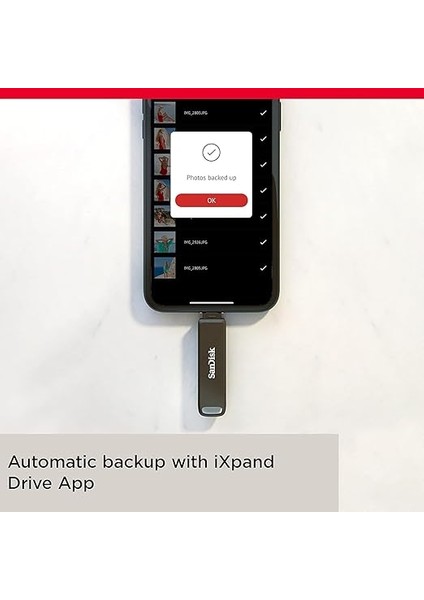Ixpand Luxe Flash Sürücü 2'si 1 Arada iPhone Bellek 64GB (Ipad Uyumlu, Otomatik Yedekleme, Usb-C ve Lightning Bağlantı Noktası, Şifre Koruması, Ixpand Uygulaması), Gümüş indirimleri