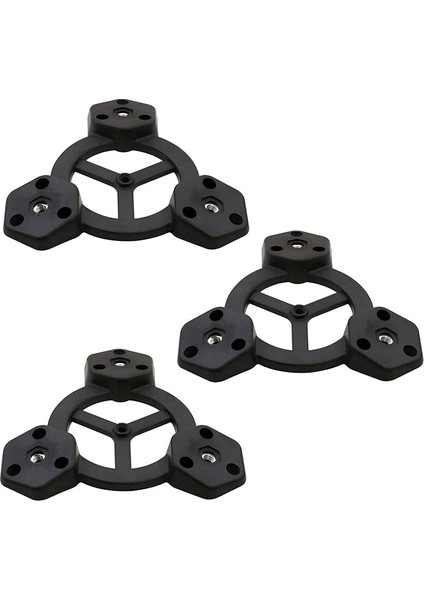 3 Adet Açılı Üçlü Sehpa Bağlantı Aparatı Zigon Puf Tabure Mobilya Masa Ayağı Ayak Takma Tabanı