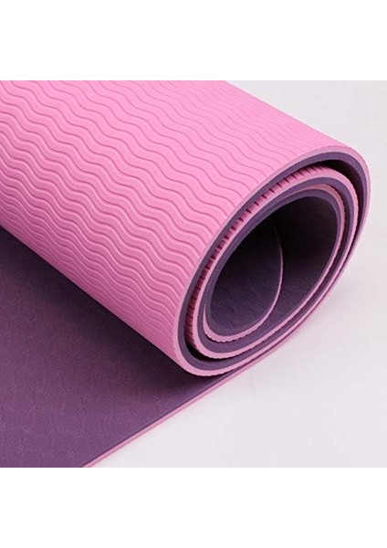 Ekolojik 6mm Tpe Yoga Matı Pilates Minderi Mürdüm fiyatları