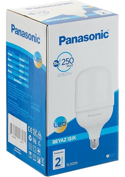 E27 LED Torch Lamba, Beyaz Işık 35W 4190LM 6500K fırsatları