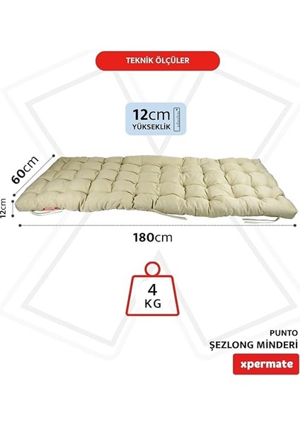 Şezlong Minderi Punto 60X180X12 cm modelleri