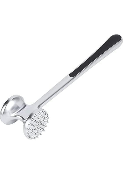 Paslanmaz Çelik Et Döveceği, 22 Cm, Çift Taraflı Başlık, Kaymaz Saplı