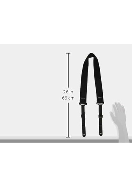 Powerpad Strap Bk - Black Gitar Askısı fırsatları