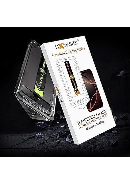 iPhone 15-16 Uyumlu Ultra Clear Hd Temperli Cam, Easy Fix Kolay Kurulum Serisi Yüksek Kaliteli Ekran Koruyucu modelleri