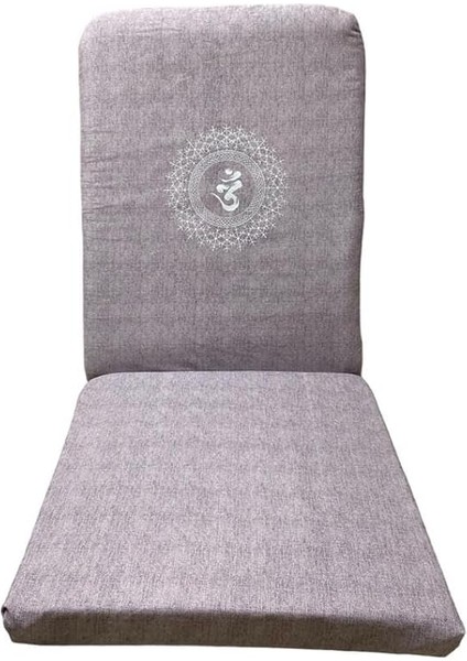 Sandalyesi, Backjack, Sırt Destekli Yer Minderi, Ohm Baskılı Meditasyon Sandalyesi (Mor) fiyatları