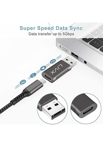 Type C To USB 3.0 Çevirici Dönüştürücü Otg Adaptör Lva-Otgcf fırsatları
