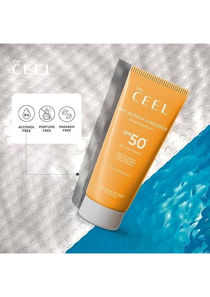 Ceel Leke Karşıtı Tüm Ciltler Için Yüksek Korumalı Spf 50 Güneş Kremi Glutatyon Etkili 50 ml modelleri