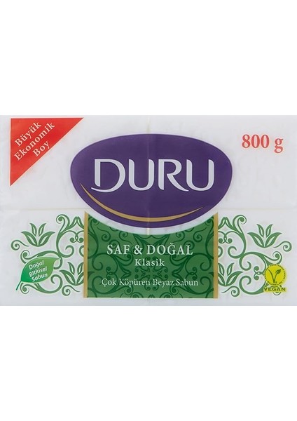 Saf &amp; Doğal Klasik Kalıp Sabun, 800 gr