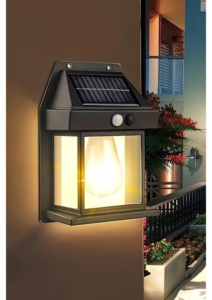 Model Yeni Suya Dayanıklı Harekete Duyarlı Güneş Enerjili Solar LED Dış Mekan Bahçe Lambası (4) modelleri