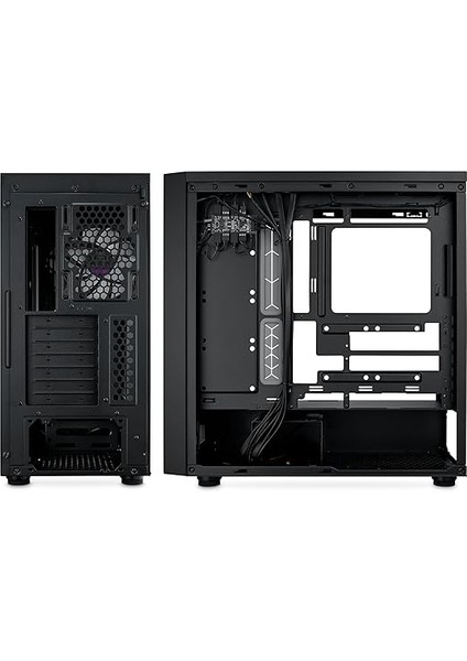 Master Masterbox 600 E-Atx Mediatorre - Anakart Gizli Bağlantı &amp; Radyatör 420 Mm, Argb Pwm Fanları 3 x 140 mm &amp; 1 x 120 Mm, Temperli Cam, Usb3.2 GEN2X2 Tip-C modelleri