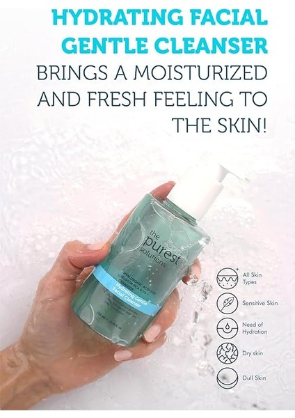 Purest Solutions Hydrating Gentle Facial Cleanser%0,5 Hyaluronic Acid%0.5 Sodium Pca Ceramide modelleri