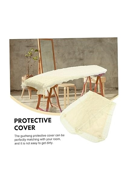 Piyano Örtüsü Guzheng Enstrüman Pleuche Guzheng Kapağı Elektrikli Piyano Koruyucu Müzik Aleti Için Kapak Piyano Toz Kapağı Guzheng Kapağı Guzheng Için Kapak Dantel Yellow fiyatları