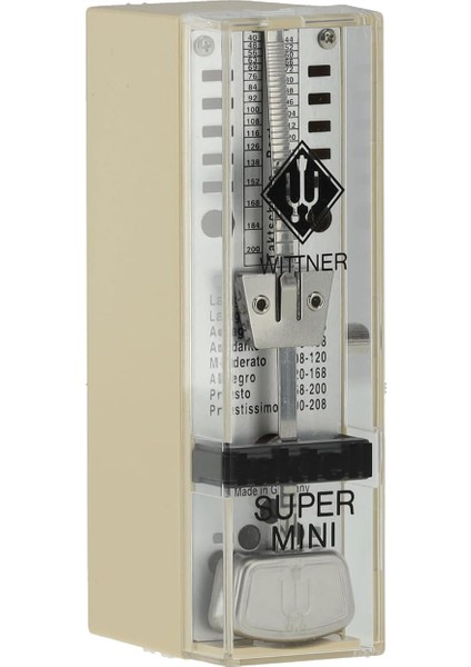 Metronom 882051 Plastik Kasa Çansız Taktell Super Mini Fildişi