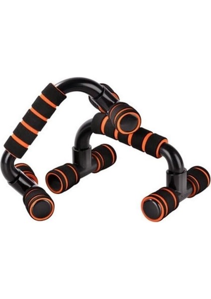 Push Up Stand Profesyonel Egzersiz Şınav Çekme Aleti Şınav Çekme Aparatı Kol Fitness Kardiyo Spor Siyah