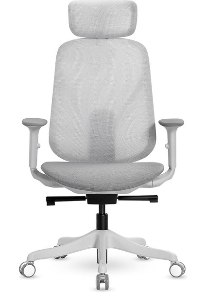 XD-1004-FILELI Başlıklı Çalışma Koltuğu Gri fiyatları