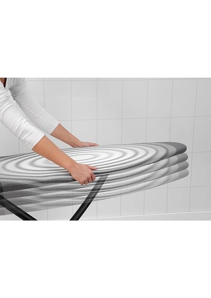 124X45CM (C) Buhar Kazanı Standlı Tıtan Oval Desenli Ütü Masası - Ssuh fırsatları