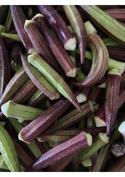 Garden Doğal Kınalı Bamya Tohumu 100 Ad. Tohum