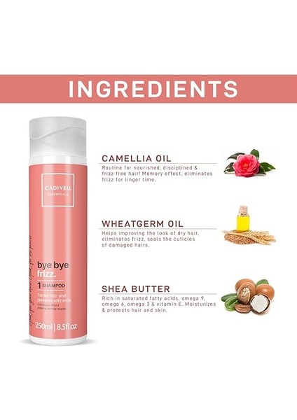 Professıonal Essentials Bye Bye Frizz Şampuan, 250ML modelleri