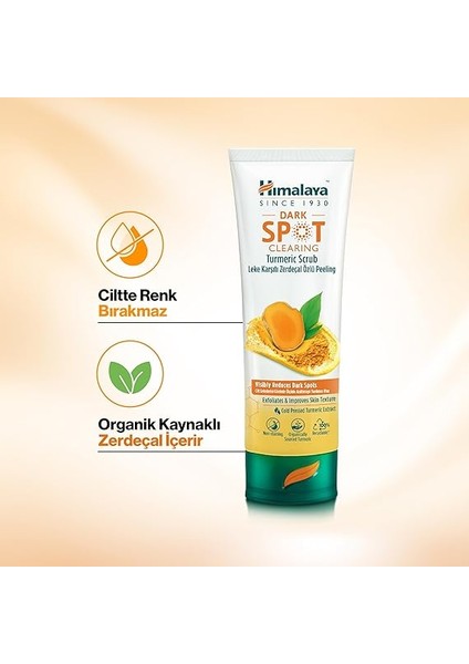 Since 1930 Dark Spot Clearing Leke Karşıtı Zerdeçal Özlü Yüz Peeling Scrub 75 ml fırsatları