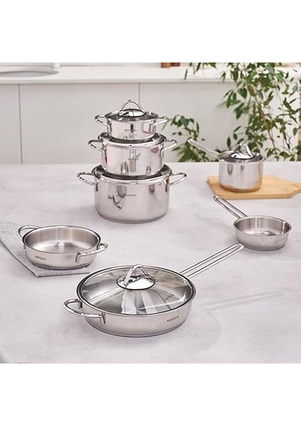 Ada V2 12 Parça Çelik Tencere Seti fırsatları