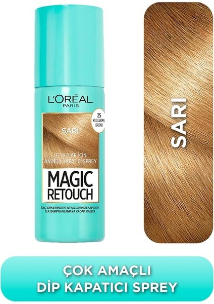Parıs Magic Retouch Beyaz Saçlar Için Kapatıcı Sarı Saç Spreyi 75 ml fiyatları