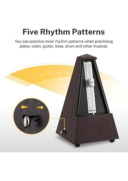 Dpm-1 Müzisyen Plastik Ahşap Için Mekanik Metronom fırsatları