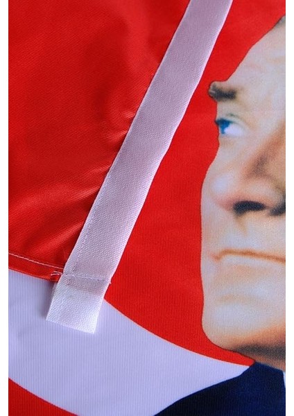 Bayrak Atatürk Baskılı Türk Bayrağı 150X225 cm Raşel Kumaş Dijital Baskı indirimleri