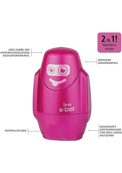 E-Bot Silgili Kalemtiras Metalik Pembe Tekli fiyatları