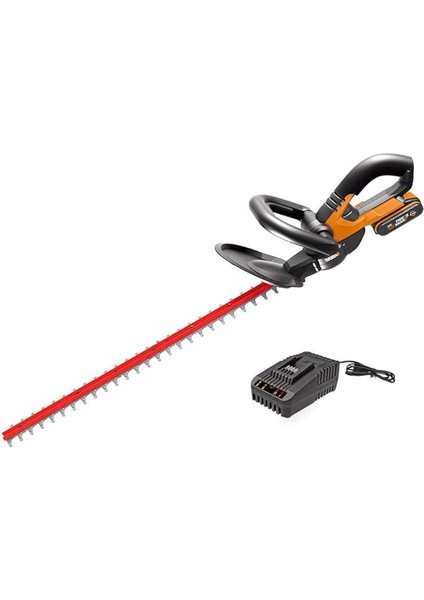 WG260E.5 20VOLT 2.0AH. Li-Ion 61CM Profesyonel Çit Budama