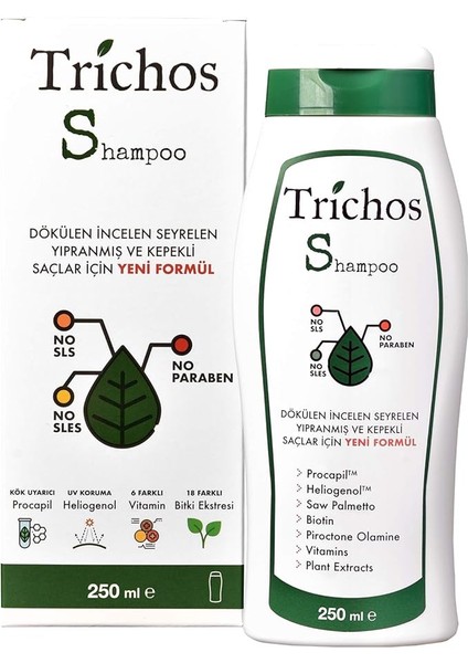 Shampoo 250 ml Bakım Şampuanı (Saç Dökülmesi, Saçkıran ve Güneşten Koruma Için)
